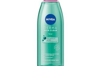 NIVEA Derma Skin Clear Face Toner with Salicylic Acid & Niacinamide, Cleansing & Hydrating Toner for Visible Clearer Skin in 7 Days, Controls Oiliness, Removes Impurities, Blemish-Prone Skin, 200 ml