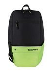 Gear Superior XL 16″/17L Small Water Resistant Backpack | Casual Backpack | College Bag |Travel Bag For Men/Women (Black – Fl. Green)