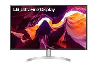LG 68.58 Cm (27 Inch) (68.58 Cm) 4K-UHD (3840 x 2160) Pixels HDR 10 Monitor (Design & Video Editing) with IPS Panel, HDMI x 2, Display Port, AMD Freesync – 27UL500, White