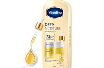 Vaseline Deep Moisture Body Lotion |For Dry Skin | Cushion Soft Skin| With Ceramides Hyaluron Moisture Fillers 400ml