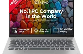 Lenovo IdeaPad Slim 5 Co-Pilot Next Gen AI PC Full Metal with 1Yr ADP Snapdragon X Plus – (16 GB/1 TB SSD/Windows 11 Home) 14Q8X9 Thin and Light Laptop(14 Inch, Cloud Grey, 1.48 Kg, With MS Office)