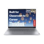 Lenovo Smartchoice ThinkBook 16, AMD Ryzen 5 220 (Coequal R5 8540U), 16GB RAM, 1TB SSD, WUXGA IPS 16” (40.64cm), Win11 Home, Arctic Grey, 1.7Kg, 21UTA01HIG, FPR, Backlit, 400Nits, 1Y Warranty, Laptop