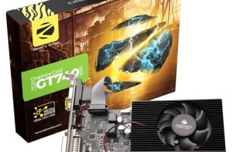ZEBRONICS GT740-4GD3 Graphics Card,pci_e_x16 Powered by NVIDIA,4GB GDDR3,128-Bit,Pcie3.0,Upto 2560 X 1440 @60Hz,Multiple Outputs-HDMI | DVI | VGA,Physx Support,Heatsink with Fan,High Efficiency