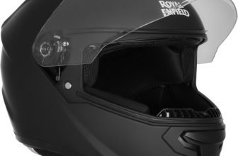 ROYAL ENFIELD Quest Full Face with Visor | ISI & DOT | for Men and Women Motorbike Helmet(Matt Black)