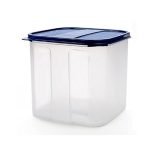 SIGNORA WARE BPA Free Plastic Square Container, 4.5L, ModBlue, Airtight & Leak-Proof, Dishwasher Safe, Ideal for Sugar, Rice, Atta & Grains Storage