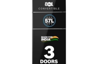 Bosch 335L 3 Star Frost Free Triple Door Maxflex Refrigerator | 8-in-1 Convertible | 57L Extra Flexible Zone | VitaFresh | 18 Hrs Cooling Retention | VarioInverter (CMC36K23VI,Black Pearl,2026 Model)