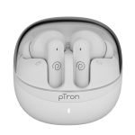 pTron Bassbuds Indie in-Ear TWS Earbuds w/ 10mm Drivers, 45Hrs Playtime, Dual HD Mic & AI-ENC Calls, Custom EQ, Mobile App, Bluetooth V5.4 Earphones, Voice Assistant, Type C Charging & IPX5 (White)