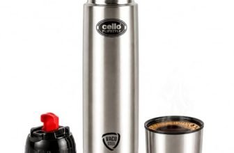 CELLO Flipstyle Insulated Stainless Steel Flask 1000 ml Silver | Wide Mouth Easy to Carry Double Wall Vacuum Insulated Hot and Cold Tea Coffee Flip Lid Water Bottle with Travel Office Gym Trekking