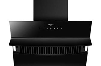 Whirlpool 60cm 1450 m3/hr Filterless Auto Clean Chimney with 10 Years Warranty on Motor and 5 Years Comprehensive | VFL 601 HAC HOOD | Touch + Motion Sensor Control | Black