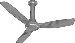 Havells 1200mm Inox BLDC Motor Ceiling Fan | Remote Controlled, High Air Delivery Fan | 5 Star Rated, Upto 60% Energy Saving, 2 Year Warranty | (Pack of 1, Slate), Silver