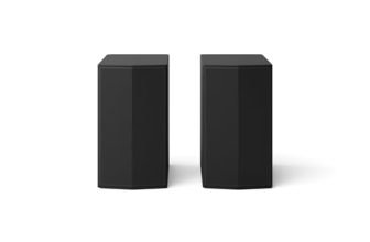LG SPT8-S, 100W, 2.0 Channel Soundbar Rear Speaker Kit for S70TY, SQ70TY, SG10TY, S77TY, S90TY Soundbar Models., Powerful and Wrap-Around Sound, Design Fits Your Space, Black