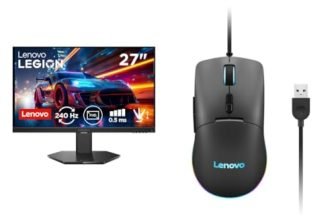 Lenovo Legion 27-10, 27″ (68.58cm) FHD IPS 240Hz Gaming Monitor M210 Wired RGB Gaming Mouse