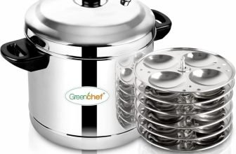 Greenchef Vesta Induction Idli Maker(6 Plates , 24 Idlis )