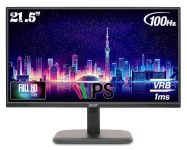 Acer EK220Q E3 abi 21.5 Inch IPS FullHD (1920×1080)Backlit LED LCD Monitor I 1MS VRB, 100Hz Refresh I 250 Nits I 99% SRGB I HDMI & VGA Ports with HDMI Cable I AMD FreeSync I Eye Care Features (Black)