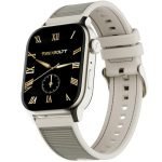 Fire-Boltt Rise Force Smart Watch 1.85” Display, Nylon–Fluoroelastomer Hybrid Strap, Rotating Crown, Bluetooth Calling, Dual Button Control, Metal Body Smartwatch for Men and Women Sandstone