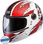 STUDDS Chrome D3 Motorbike Helmet(White)