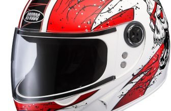 STUDDS Chrome D3 Motorbike Helmet(White)