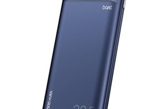 boAt EnergyShroom PB300 Neo 10000mAh Power Bank with 22.5W Fast Charging, 3X Output Ports, Supports Android, iPhone, Tablets, Earbuds (Electric Blue)