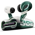 GOBOULT Mustang Torq Wireless in Ear Earbuds with 60H Playtime, App Support, Quad Mic ENC, 45ms Low Latency, 13mm Driver, Breathing LEDs, Made in India Ear Buds Wireless (Green)