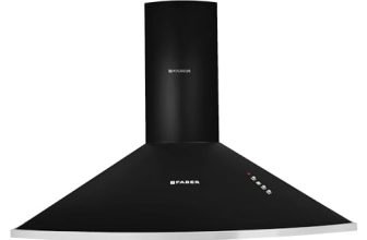Faber 90 cm 1000 m³/hr Pyramid Kitchen Chimney | 3 Baffle Filters |12 years warranty on Motor|Motor- 240 Watt [HOOD CLASS PRO PB BK 90,Black]