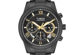 TIMEX Round 44mm Black Dial Analog Men Watch – TWEG39202