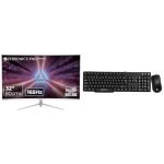 ZEBRONICS AC32FHD LED, Gaming Monitor, 32 inch (81.28cm), 300 nits, 165hz, 1800R Curved Wide Screen,