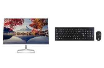 HP M22f 21.5-inches, 54.6 cm, FHD Monitor Eye Safe Certified Full HD IPS 3-Sided Micro-Edge Monitor,