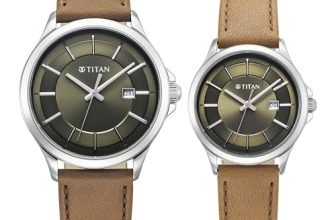 Titan Modern Bandhan Quartz Analog Green Dial Pair Watches