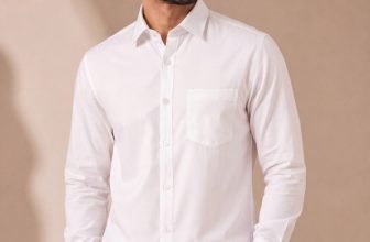 Tibra Collection Men Solid Casual White Shirt