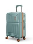 Safari Roma Hard Luggage Trolley Bag with 8 Wheels Large Size Check-in Suitcase – Sage Green