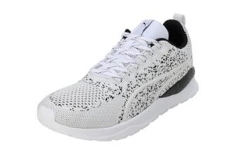 PUMA | Lightstorm V1 Men’s Sneakers | White-Black | 8UK