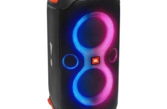 JBL Partybox 110, BITA Award Winner- Best Party Speaker, 160W, Deep Bass, Dynamic Light Show, True Wireless, Upto 12H Playtime, Built-in Powerbank, Guitar+Mic Input, PartyBox App, IPX4 Splashproof