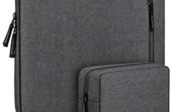 15.6-Inch Water-Resistant Laptop Sleeve with Handle – Pack of 2