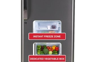 Kenstar 183 L Direct Cool Single Door 2 Star Refrigerator(Shiny Steel, 183BD3KS24HB.(SS))