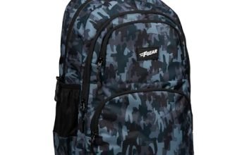 F Gear Caspian Wild Stone 23L, Casual Backpack|School Bag|Children Daypack|College Bag|Tuition Bag|Multipurpose Easy Access Pocket, Padded Back&Shoulder Straps|Lightweight Backpack|For Boys Girls