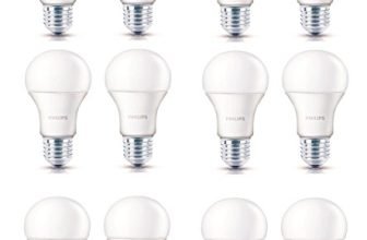 PHILIPS E27 7-Watt LED Bulbs WW (Pack of 12, Warm White)