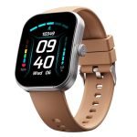 boAt Wave Sigma 3 Curv Smartwatch with 2.01” (5.33 cm) Immersive Curved Display, Metallic Finish, Functional Crown, BT Calling, Sleep, Stress, Heart Rate & SpO2 Monitoring, SOS, IP68(Timber Brown)