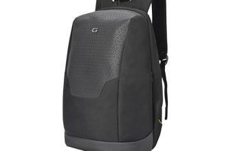 Gear NG Future Anti-Theft Faux Leather Water Resistant 1 Compartment Laptop Backpack/Casual Backpack/Daypack/Travel Backpack/College Bag For Men/Women (black), 27 Litres