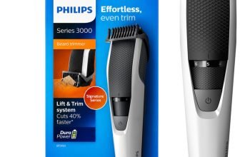 PHILIPS BT3101/15, Lift & Trim Tech, Effortless Even Trim Trimmer 45 min  Runtime 10 Length Settings(White)