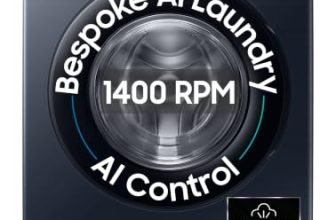 Samsung 12 kg, 5star, AI Control, AI Ecobubble, Super Speed, Wi-Fi, Hygiene Steam with Inbuilt Heater, Digital Inverter, Fully-Automatic Front Load Washing Machine (WW12DG6B24ASTL, Navy)