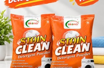 Brono Active Wash Deep Cleaning Detergent Powder Detergent Powder(9.8 kg)