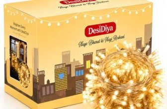 DesiDiya® 35 Feet Long LED Power Pixel Serial String Light, 360 Degree Light in Bulb | Copper Led Pixel String Light for Home Decoration,Diwali,Christmas(Warm White) Pack of 1