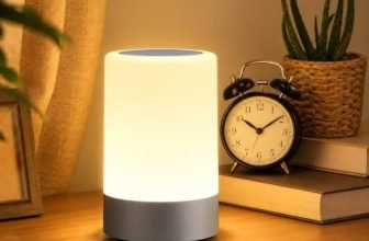 One94Store Touch Control LED Table Lamp – USB Rechargeable, Touch Control Night Light with 3-Color Dimmable Brightness for Bedroom, Living Room & Study