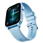boAt Ultima Ember smartwatch with 1.96” AMOLED Display, AOD, Personalized Fitness Nudges, Functional Crown,100+ Sports Modes, Create Your Own Watchface, smartwatch for man and Woman (Mist Blue)