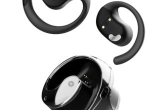 Fire-Boltt Newly Launched Aero Glide Open Ear Wireless TWS Earbuds, Custom EQ, Bluetooth 5.4 Earphones, 50H Playtime, Fast Charging Case, 50ms Low-Latency Gaming & Touch Controls Midnight Black