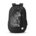 Gear Fiction 1 4 Compartment Backpack 19″/40L Large Water Resistant School Bag/Casual 4 Compartment Backpack/Daypack/Kids Bag for Boys/Girls (Black-Red)