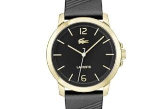 Lacoste Ottawa Qtz Basic Black Round Dial Men’s Watch|Leather Material|Multi Color Band – 2011276