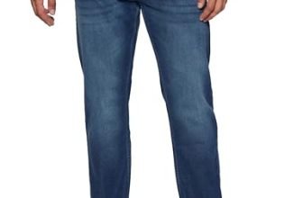 Peter England Men’s Classic Tapered Stretchable Twill Jeans Medium Blue | Rise Style: Mid Rise
