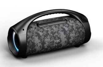 boAt Stone 900 w/ 80W Signature Sound, Up to 15 Hours Playtime, IPX5 Resistant, Type-C Charging, TWS Feature, Built-in Mic, Voice Assistant Portable Wireless Bluetooth Speaker (Graphite Black)