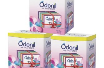 Odonil Assorted Blocks Bathroom Air Fresheners | Assorted Blocks | Mixed Fragrances | Long Lasting Odour(12 x 48 g)
